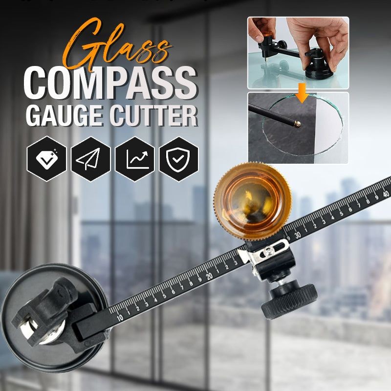 

NEW 300-1000mm Glass Compass Gauge Cutter Kit Suction Cup Glass Cutting Accessories 360 Degree Glass Bottle Cutter Cutting Tools