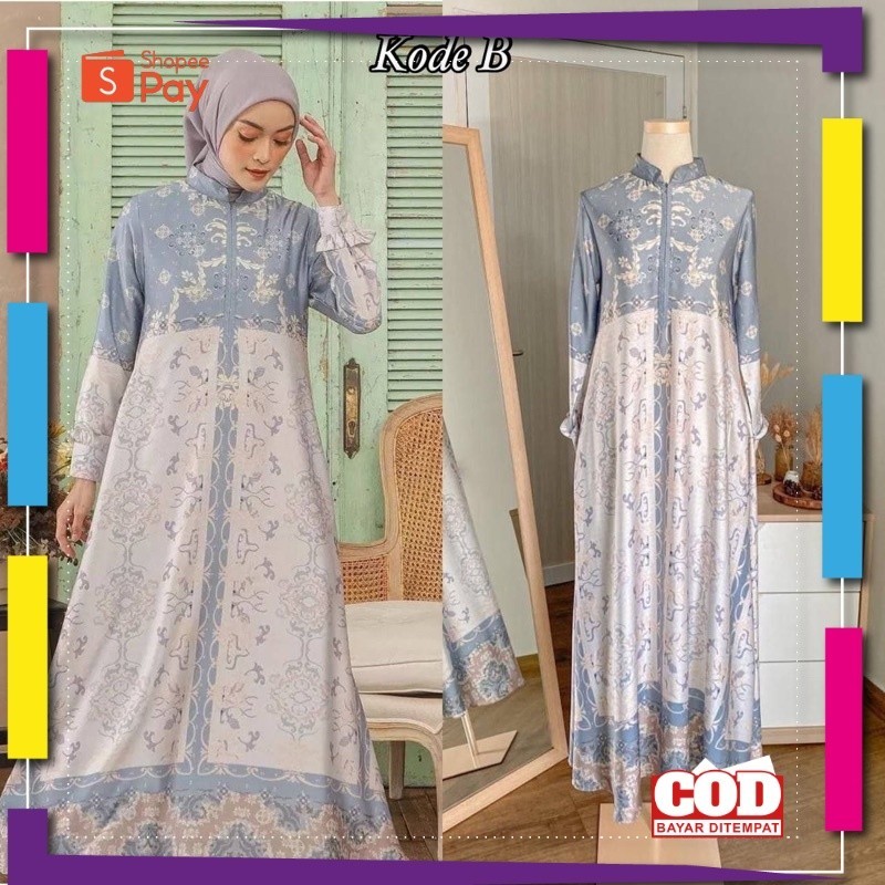 [PREMIUM ORIGINAL] GAMIS DIOR AURORA SILK | GAMIS SILK BUSUI MEWAH | DRESS KONDANGAN PESTA KEKINIAN