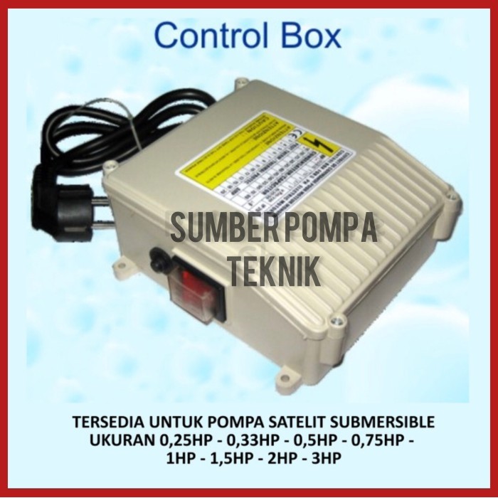 Panel Control Box Pompa Air Satelit Submersible Pump Water
