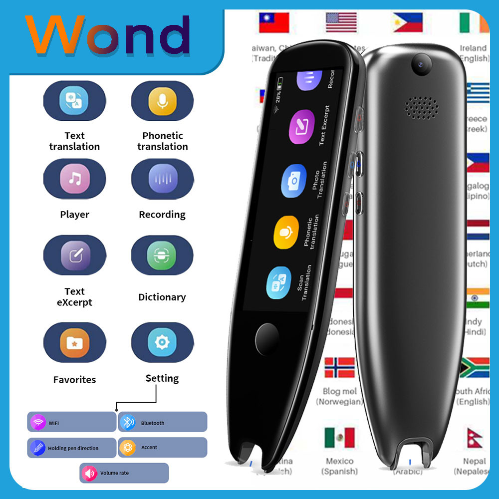 

Smart Multi-function Language Translation Dictionary Pen Text Scan Translator Pen For Language learning English Study X5 Pro