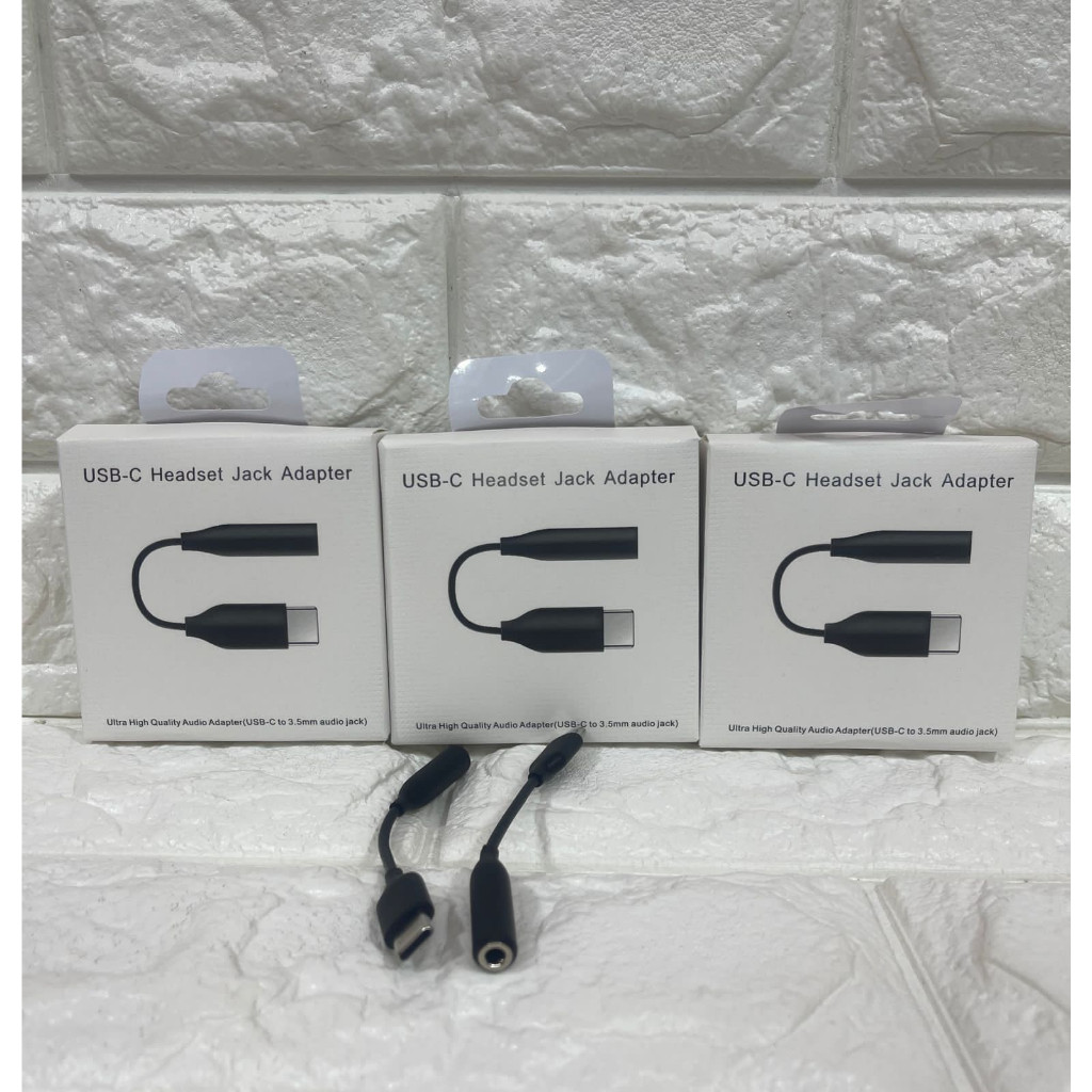 Converter Headset Type C To Jack Audio Aux 3.5mm