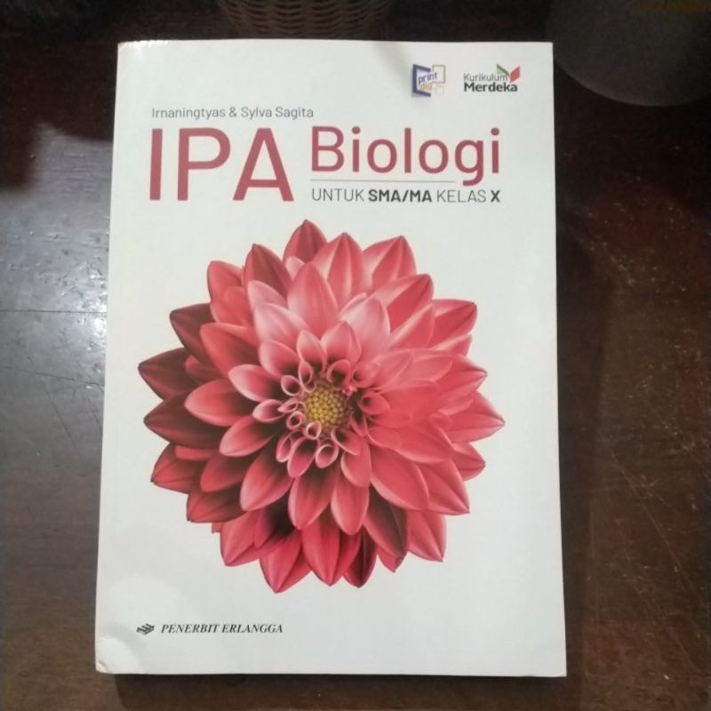 Buku Kelas 10 SMA IPA Biologi Kurikulum Merdeka Erlangga