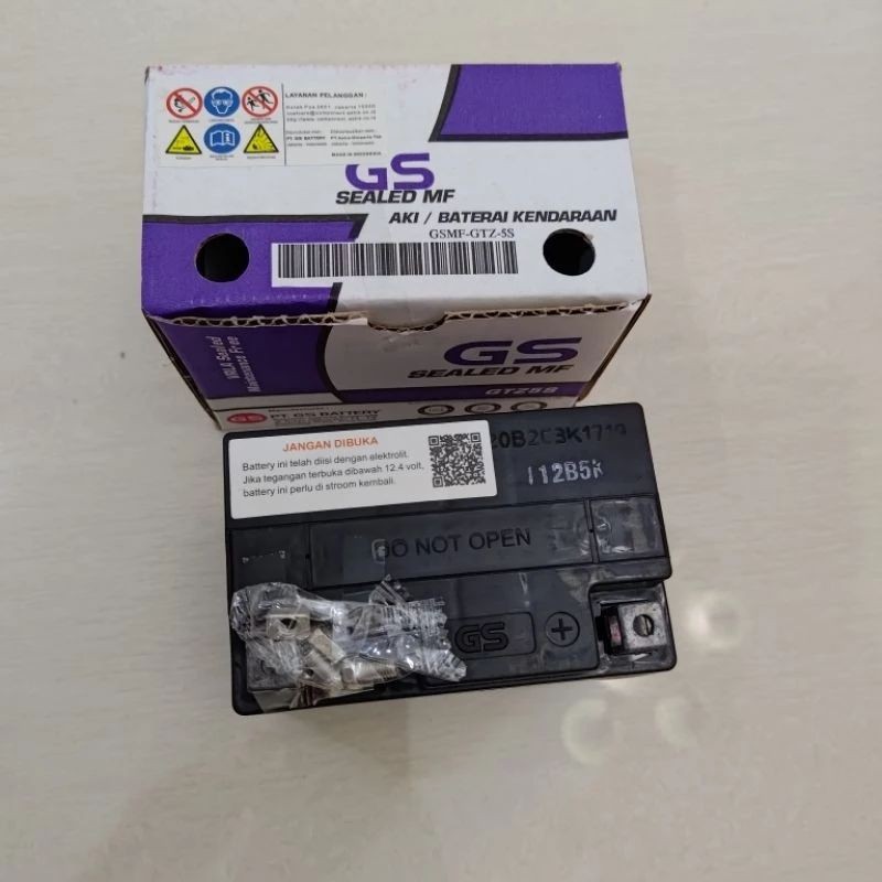 NDL83 HARGA PROMO.. ACCU GS AKI GS ASTRA GTZ5 AKI KERING AKI MOTOR BEAT AKI MOTOR SUPRA X 125 AKI MI