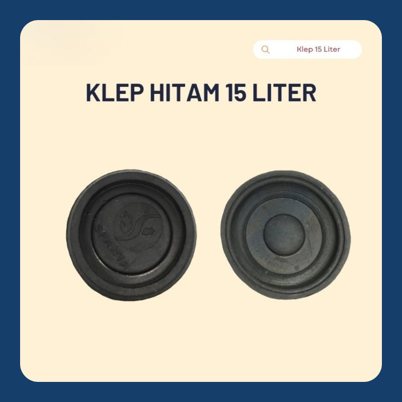 Klep Piston Tangki Pompa Sprayer SOLO 425 GM 15 liter ORI