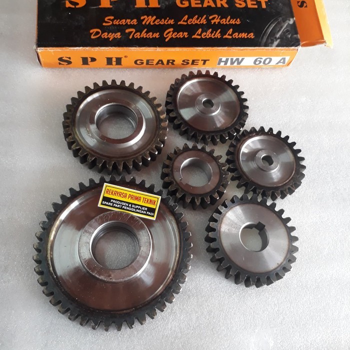 HW60 GIGI GEAR SET GEARSET GIRSET PECAH KULIT GABAH BERAS YANMAR HW 60 Bisa langsung diorder