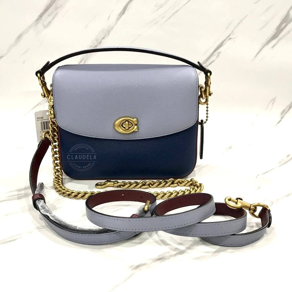 Coach Cassie 19 Crossbody in Colorblock Twilight Blue Multi