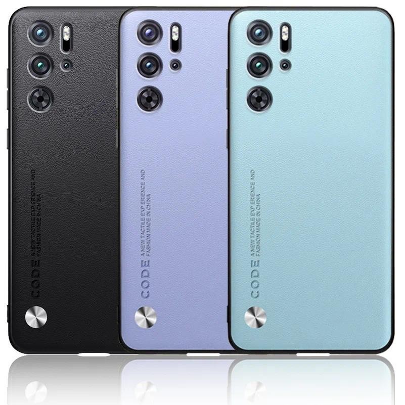 Casing HP ZTE nubia Red Magic 9 Pro 8 Magic 7S Pro 7 5 Phone cover Serat Karbon PU Anyaman Kulit Kul