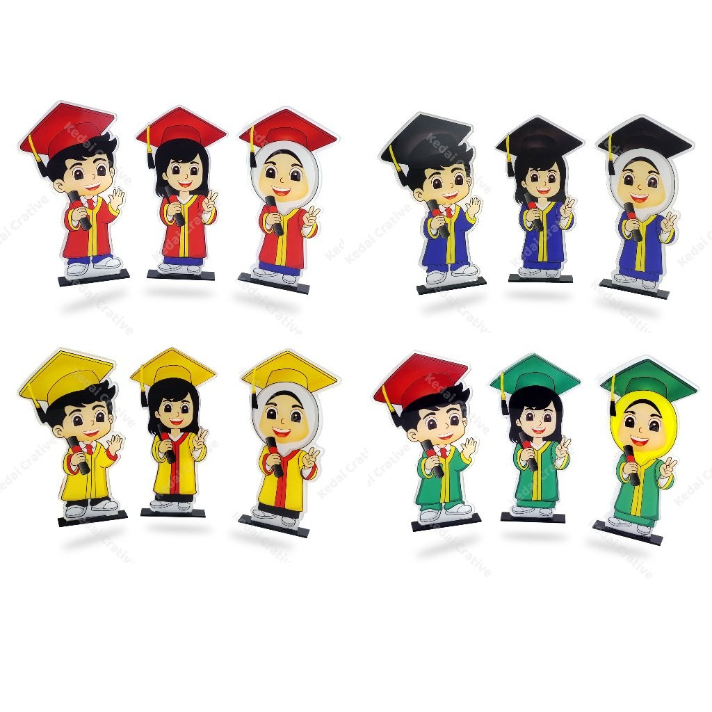 Piala Plakat Wisuda Akrilik Anak TK MURAH