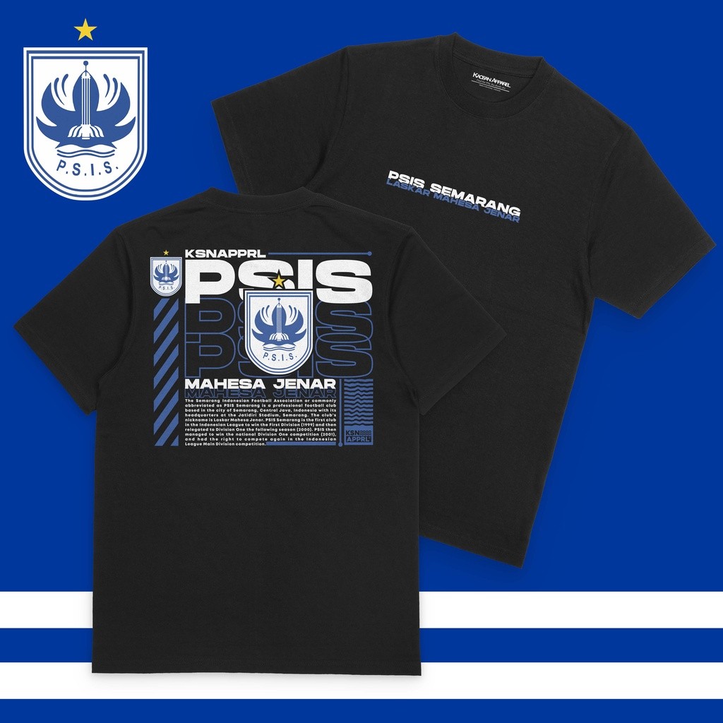 Kaos PSIS "PSIS Streetwear Logo" - Psis Semarang/Semarang Fans/Mahesa Jenar