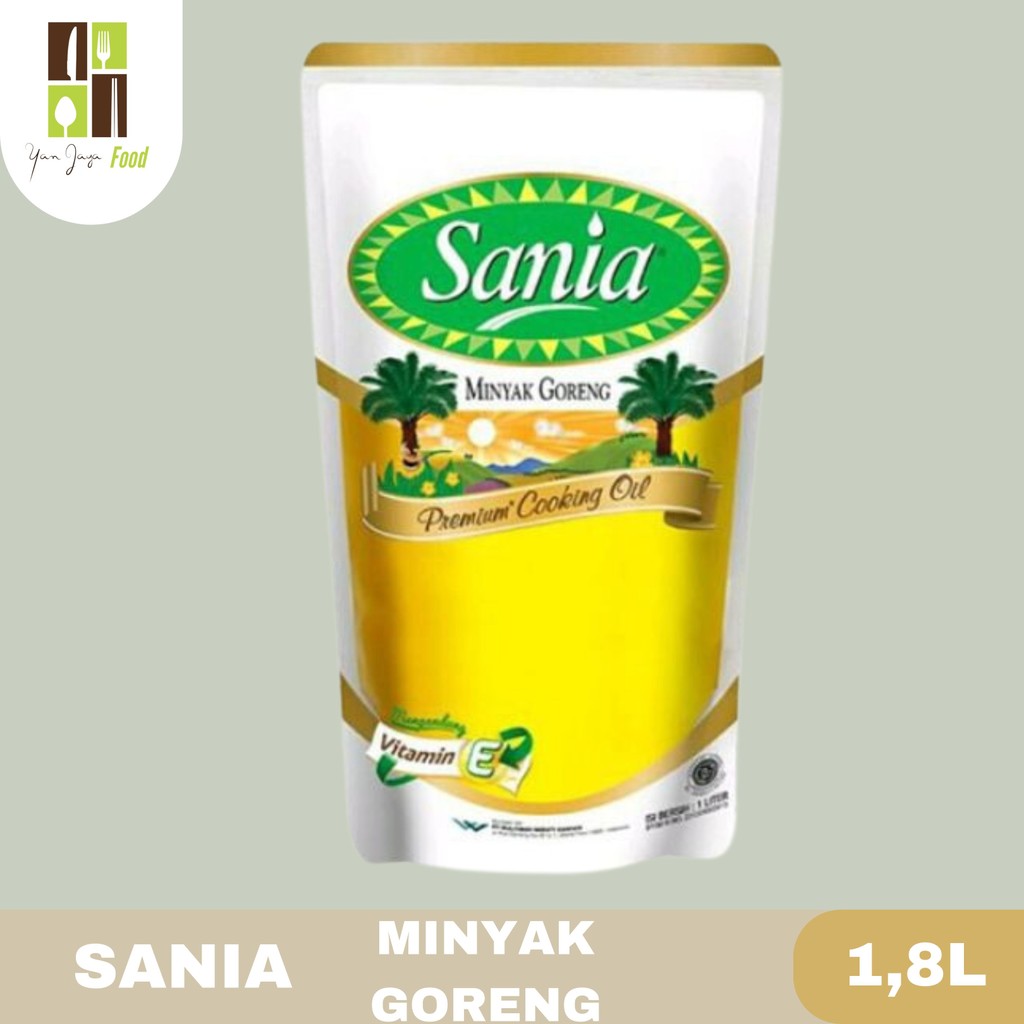 

Sania Minyak Goreng / Minyak Goreng Kelapa Kemasan refill 1,8 Liter