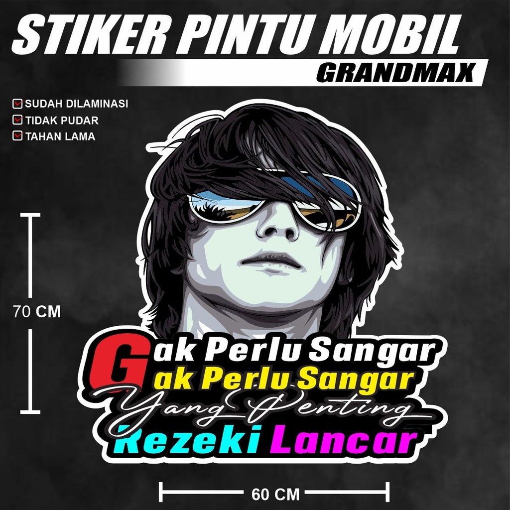 STIKER PINTU PICK UP GRANMAX / DECAL STIKER PINTU MOBIL CARRY L300 / STIKER PINTU PICK UP / STIKER M