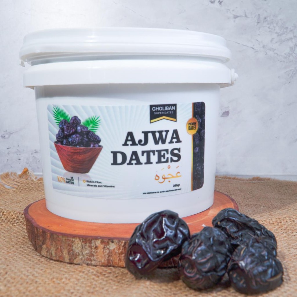 

Classica2106 Kurma Ajwa Gholiban Super Premium Kemasan Ember 250Gr I Kurma Nabi