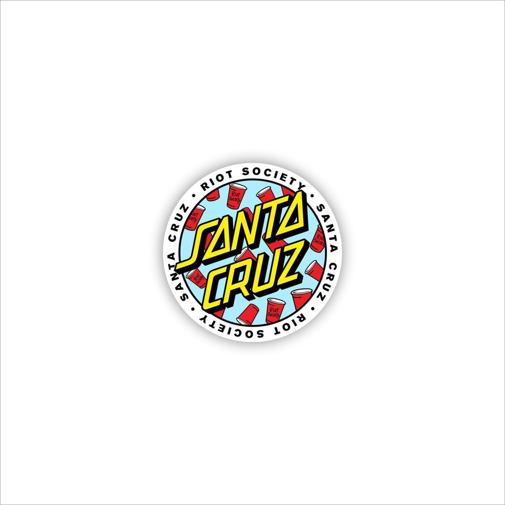 

STIKER BRAND BULAT SATUAN STIKER SANTACRUZZ STIKER DISTRO