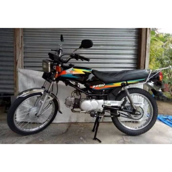 HONDA WIN 100 2001 STRIPING STANDAR WIN100 POLET STIKER