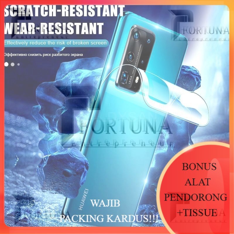 [ FORTUNA ] HYDROGEL BENING BACK SKIN ANTI JAMUR XIAOMI POCO X3/POCO X3 GT/POCO X3 PRO Hydrogel Anti