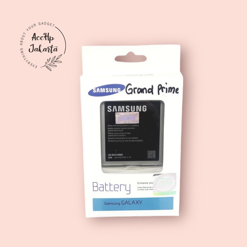 Baterai Samsung Grand Prime / G530 Ori / Baterai Batre Samsung Galaxy Ori