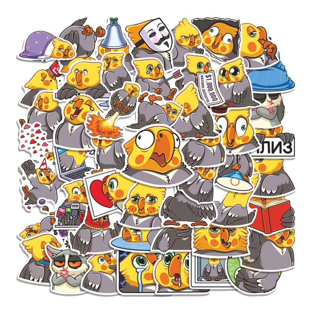 

COD 50 Pcs Stiker Butt Lucu Anti Air Untuk Dekorasi Notebook Sepeda Skateboard Handphone