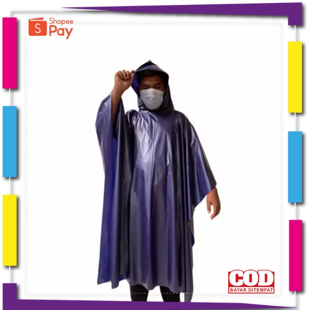 [PREMIUM BAHAN TEBAL] Jas Hujan Murah Jas Hujan Kelelawar Jas Hujan Ponco Jas Hujan Pria Jas Hujan W