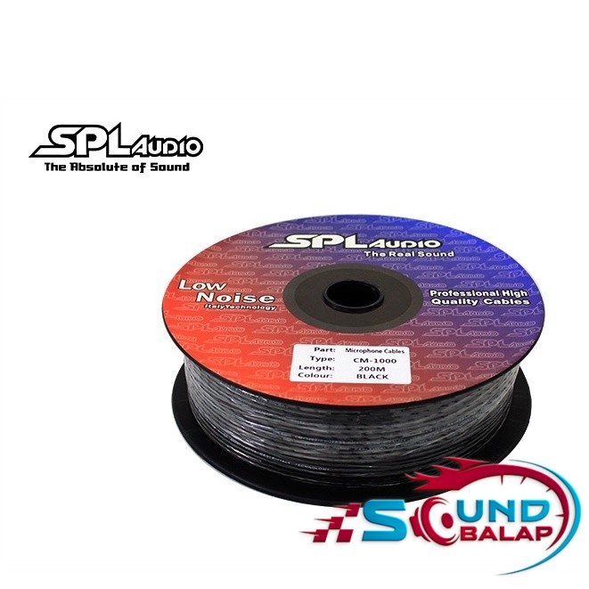 SPL Audio CABLE MICROPHONE CM-1000 200 METER BLACK