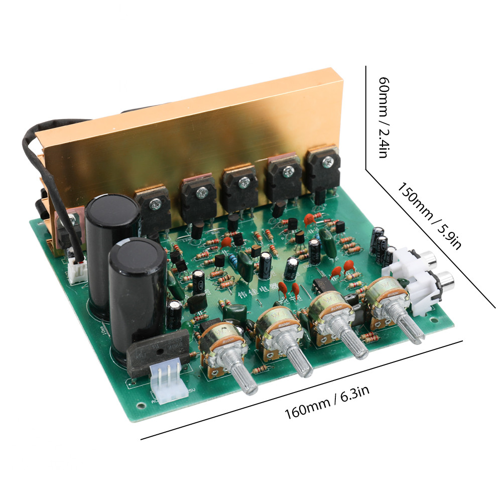 DX-2.1 Large Power Audio Amplifier Board Channel High Power Subwoofer Dual Home Theater AC18V-24V DI