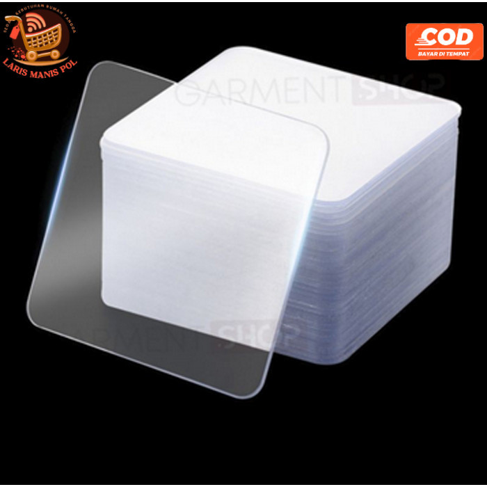 

LMP Double Tape KOTAK Transparan 6X6cm Isolasi 2 sisi