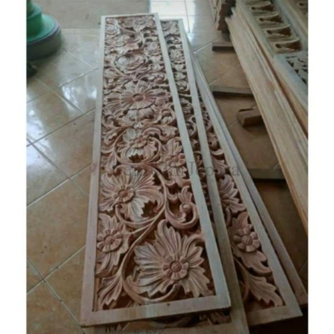 ukiran tebeng ornamen ukiran tempel lubang angin 200x30 SU1233