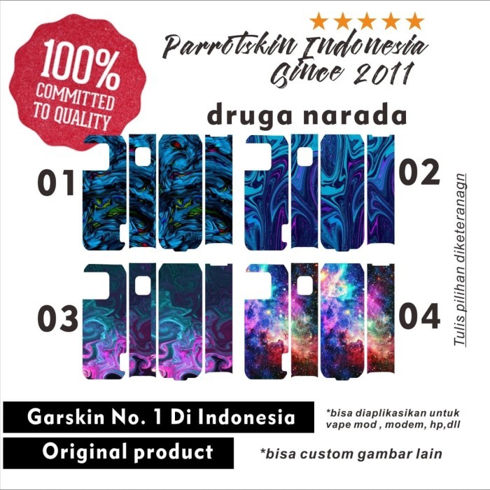 

Garskin skin narada purple abstract resin Edition sticker