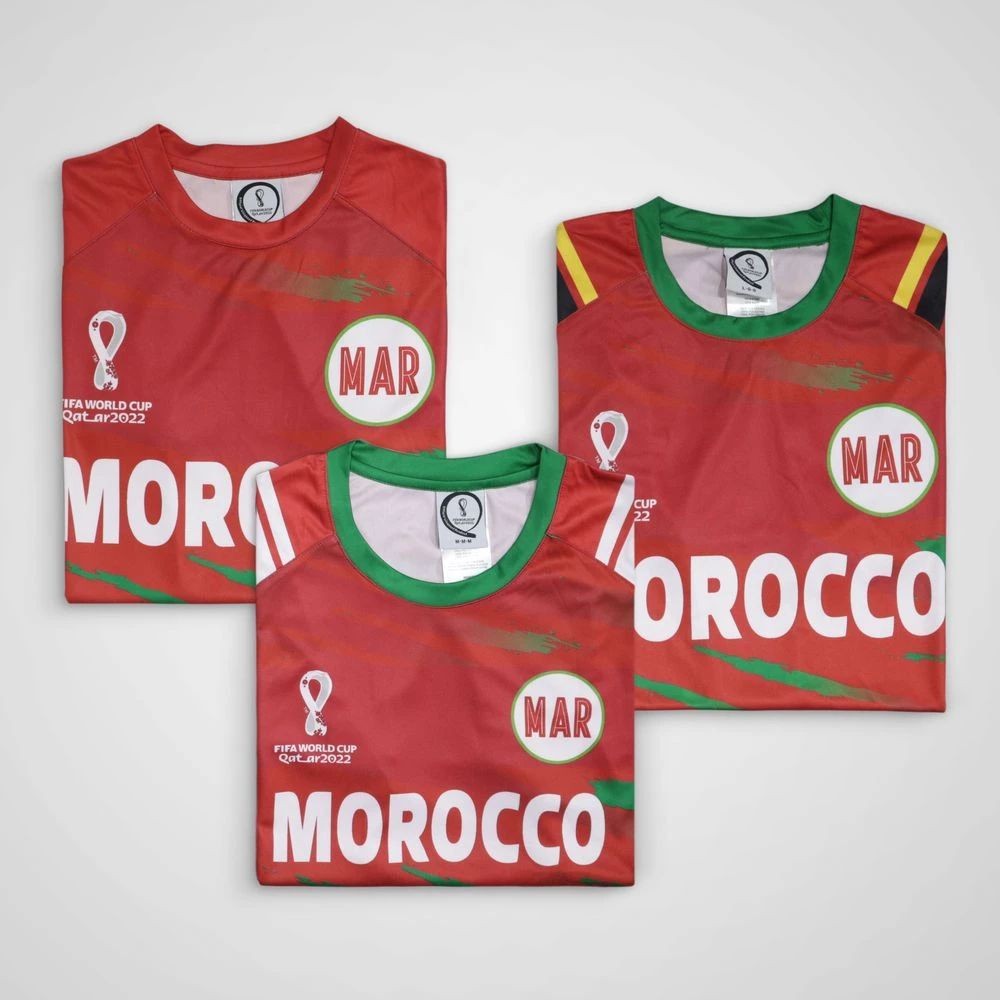 Kaos Bola Qatar 2022 – Kaos – Morocco