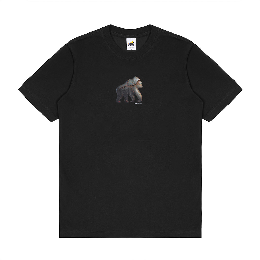 [COD] House of Smith Kaos Pria Lengan Pendek - Rusty Logo Regular Black #2 - T Shirt Kaos Pria Origi