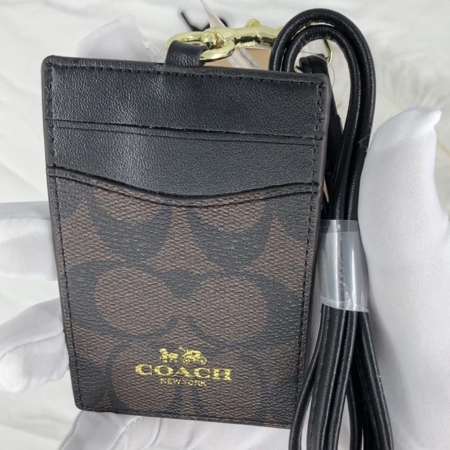 

ANDMA Name Tag Holder Gantungan ID Card Dompet Kartu - coffee