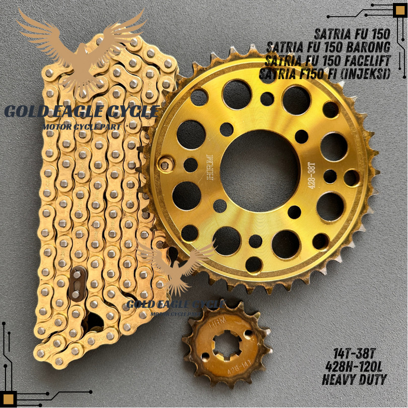 GEAR SET GIR PAKET SATRIA FU150 BARONG SATRIA FU150 FACELIFT SATRIA FU150 FI 38T