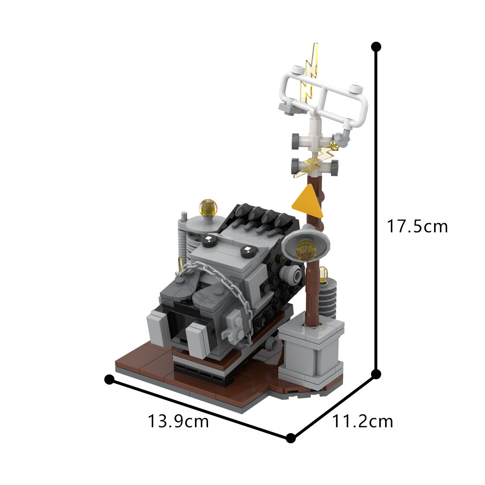 MOC Frankenstein BrickheadZ Series Building Blocks Horror Movie Frankenstein and Captain Action Figu