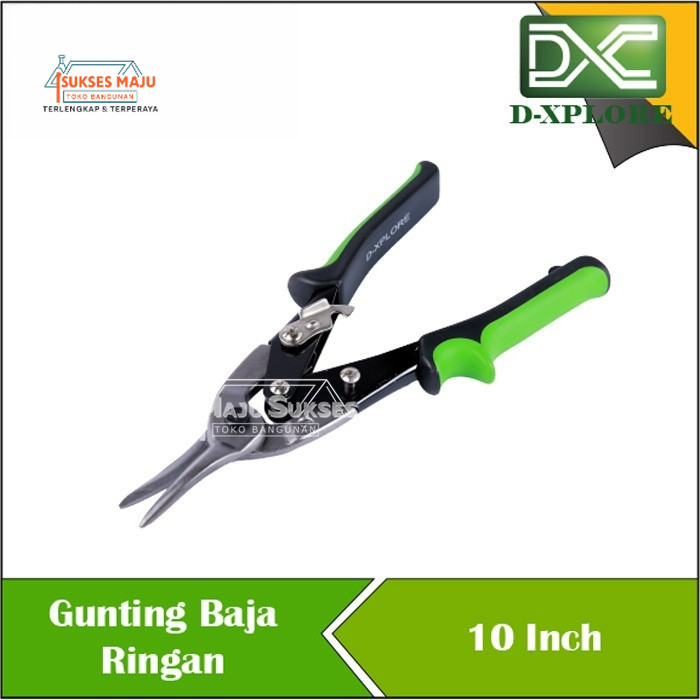 Gunting Baja Ringan Gunting Seng Hollow holo D-Xplore Aviation Tin Snip 10 inch Dxplore heavy duty