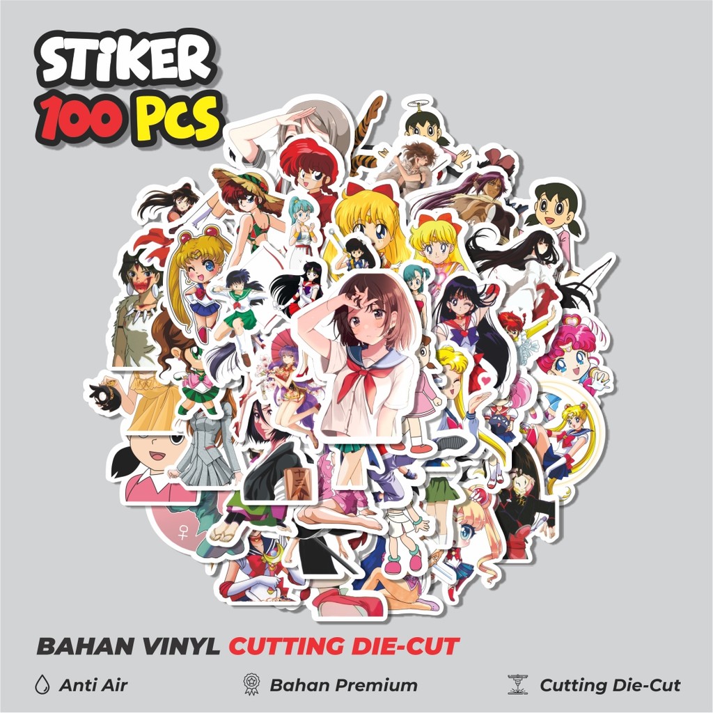 

Terbaru! 50 pcs Stiker Anime Random Dekorasi Lucu Kreatif untuk Notebook, Skateboard, HP