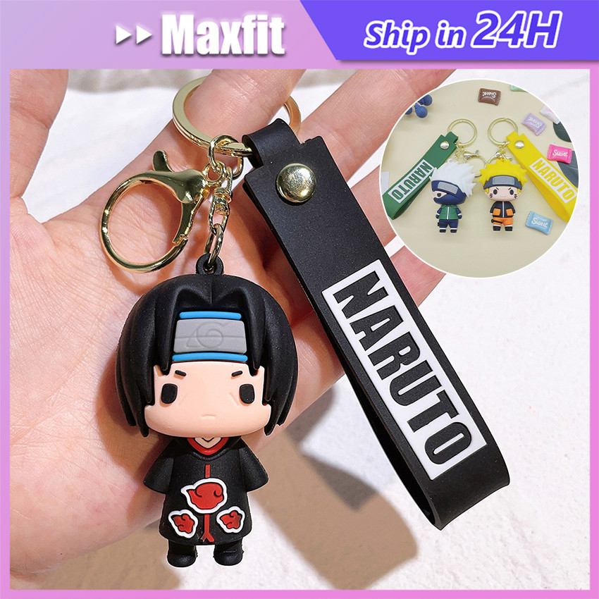 Gantungan Kunci Anime Naruto Kakashi Itachi Anime Gantungan Tas Keychain Gantungan Kunci Motor Mobil