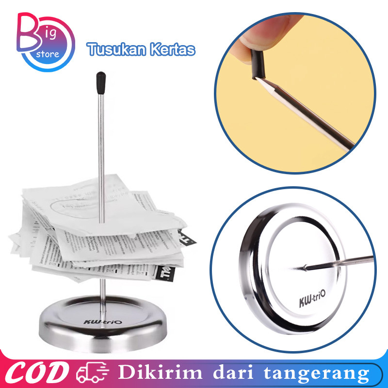 

Tusukan Bon Rust-Proof Nota Kertas Tusukan Nota Bill/Memo/Bon/Nota Paper/Kertas Chrome Plating