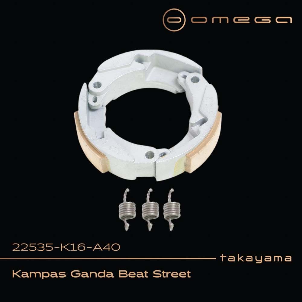 Takayama Kampas Ganda Otomatis K16 Beat Street / Scoopy ESP 2016-2019