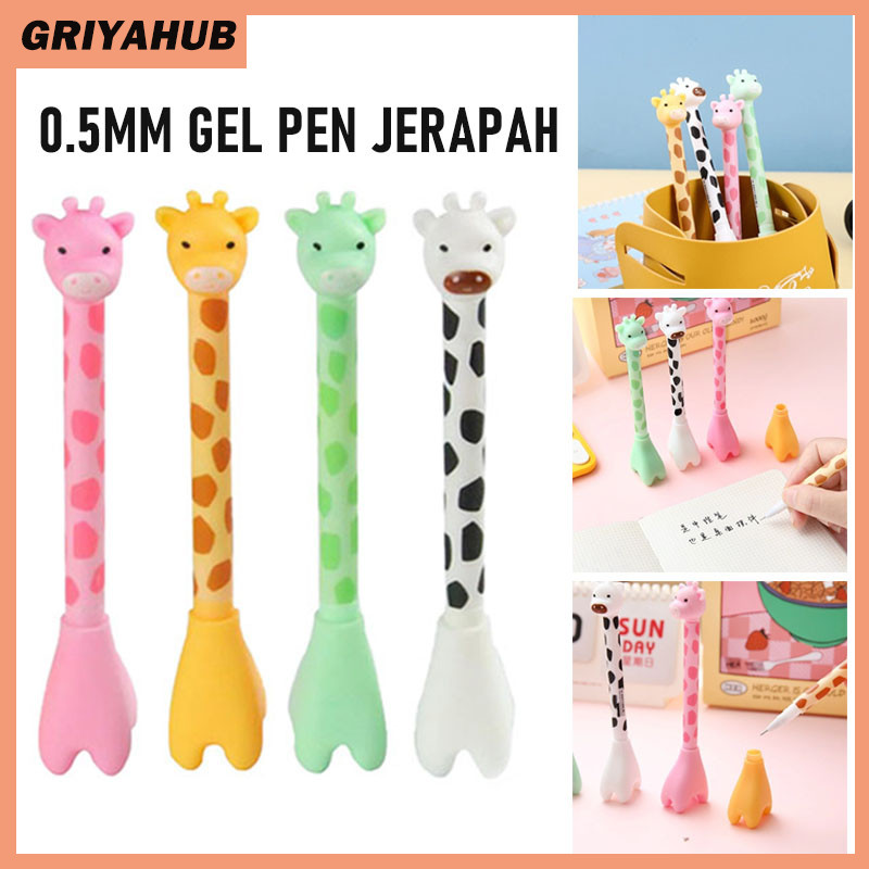 

Pulpen Tulis Motif Jerapah 1PCS/Pulpen Gel Lucu Jerapah/0.5mm Motif Jerapah Lucu/Pena Tinta Hitam