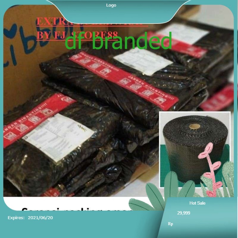 

TAMBAHAN EXTRA BUBBLE WRAP UNTUK KEAMANAN BARANG ANDA