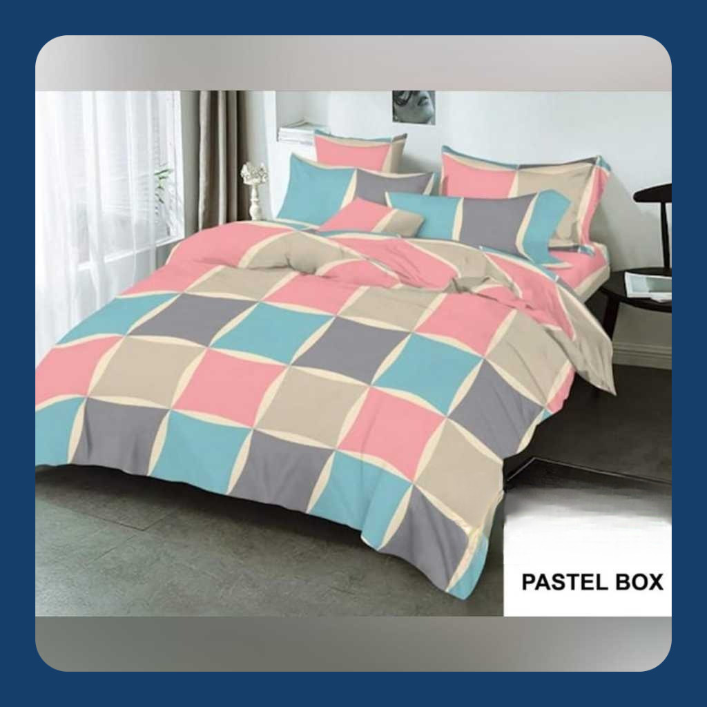 Sprei Rumbai 140 x 200 x 35 motif minimalis