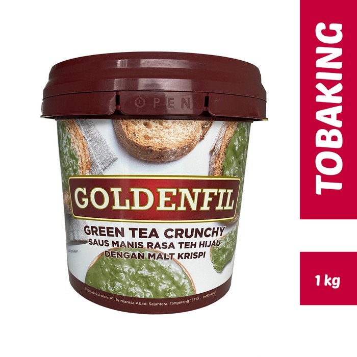 

Goldenfil Green Tea Crunchy 1 Kg Selai Matcha Teh Hijau Dengan Malt
