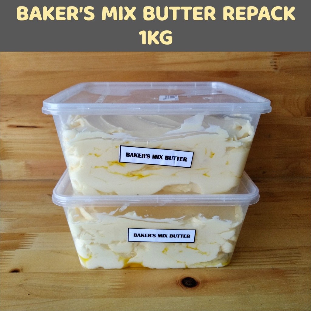 

[oddsolshop] pekanbaru/Baker's Mix Butter Blending Repack 1kg / Mentega Bahan Kue Baking Mix