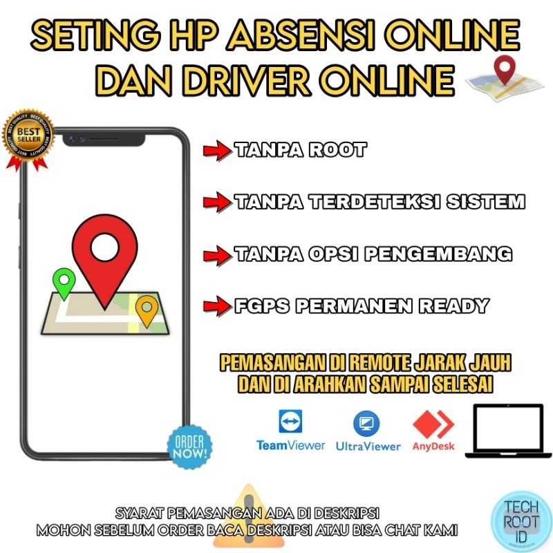 SETING HP ABSEN PASANG HP ABSEN ONLINE VIA REMOTE