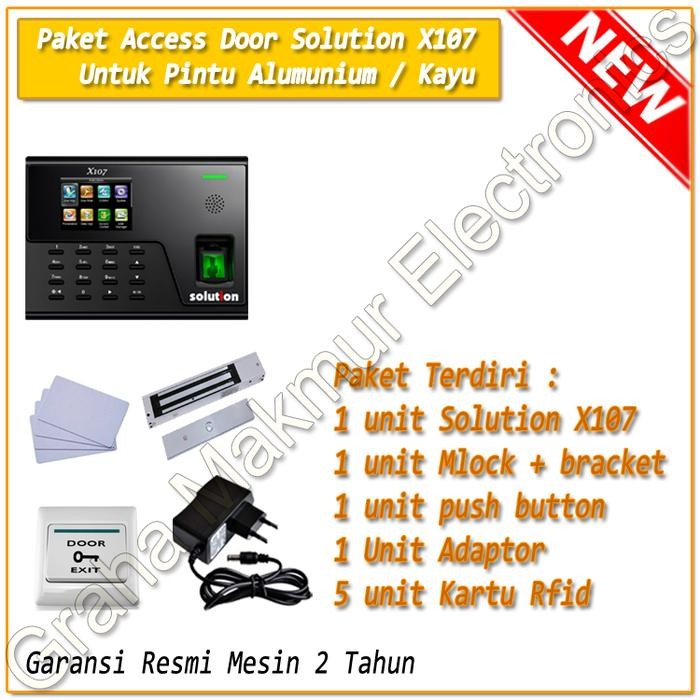 

Access Control Solution X107 Paket Akses Door Untuk Pintu Pintu Kayu
