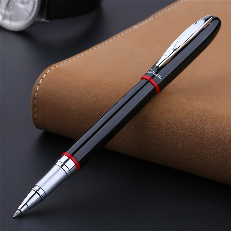 

Pimio Montmartre Luxury Smooth Signing Roller Ball Pen with 0.5mm Black Ink Refill Pens Gift