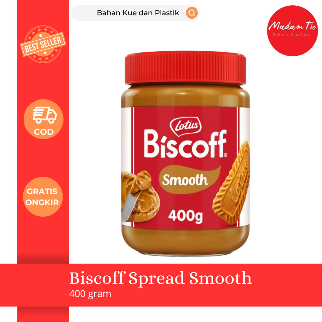 

New Lotus Biscoff Spread Smooth 400gram 1pcsPremium