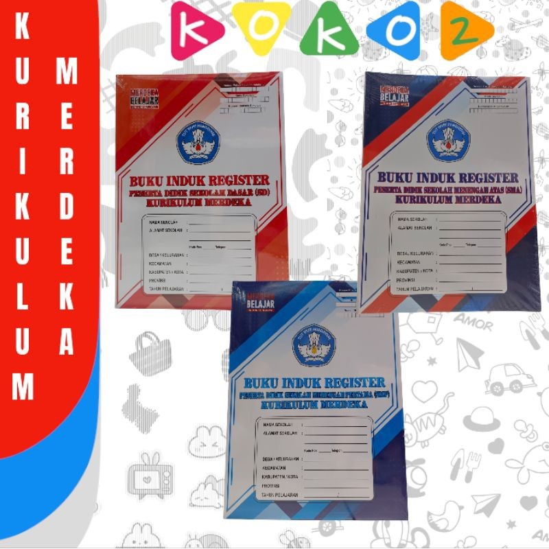 

Buku Induk Register SD SMP SMA Kurikulum Merdeka