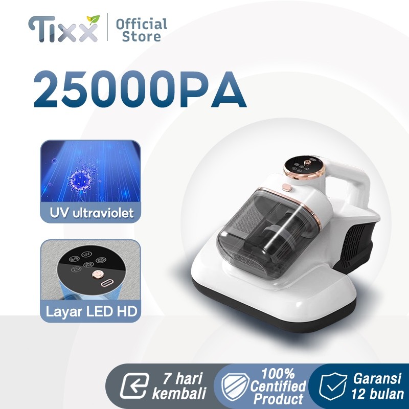 TIXX Dust Mite Vacuum Cleaner Pembasmi Tungau 25000Pa Detektor Tungau Debu Cangkir Ganda Mite Vacuum
