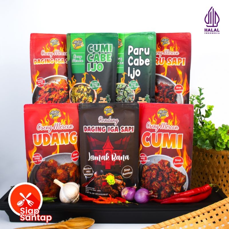 

TermurahSAMBAL / OSENG MERCON & RENDANG 150 Grnew