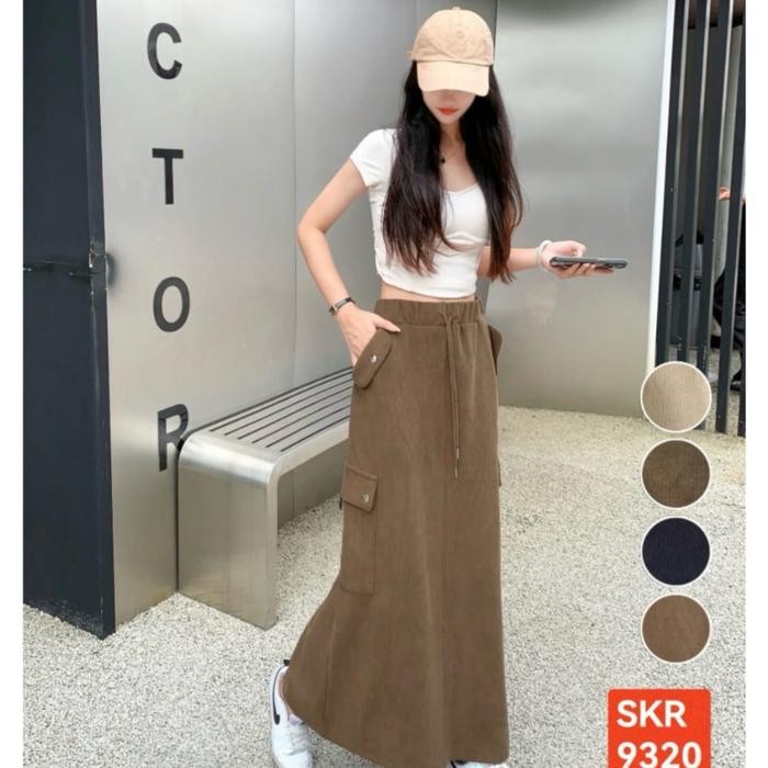 Rok kargo kodorai 9320 import / rok corduroy import / rok cargo codoray import - 9320 hitam